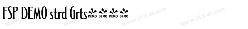 FSP DEMO strd Grts字体转换 FSP DEMO strd Grts字体转换